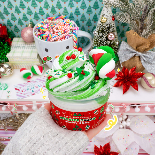 Kawaii Slime Co. Mistletoe Mallow Fluffy Slime