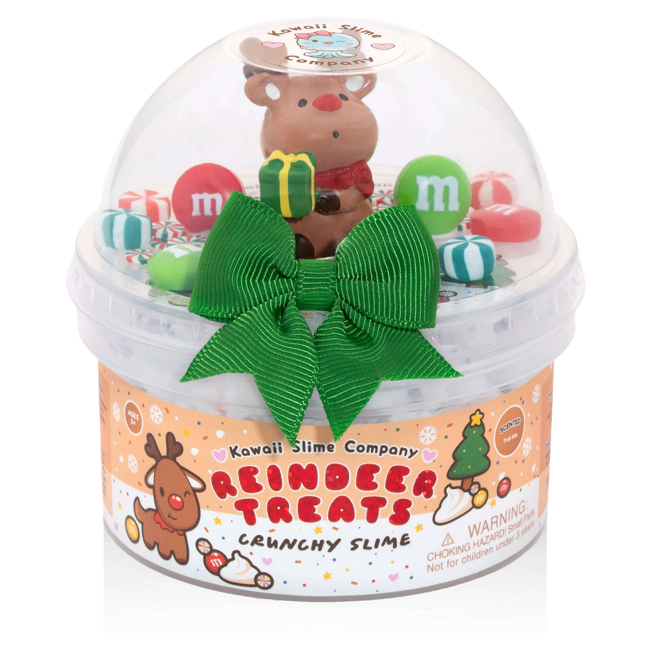 Kawaii Slime Co. Reindeer Treats Crunchy Slime