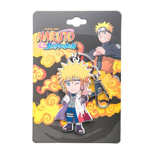 Naruto Shippuden anime keychain display four designs - Overrated Korean Beauty & More