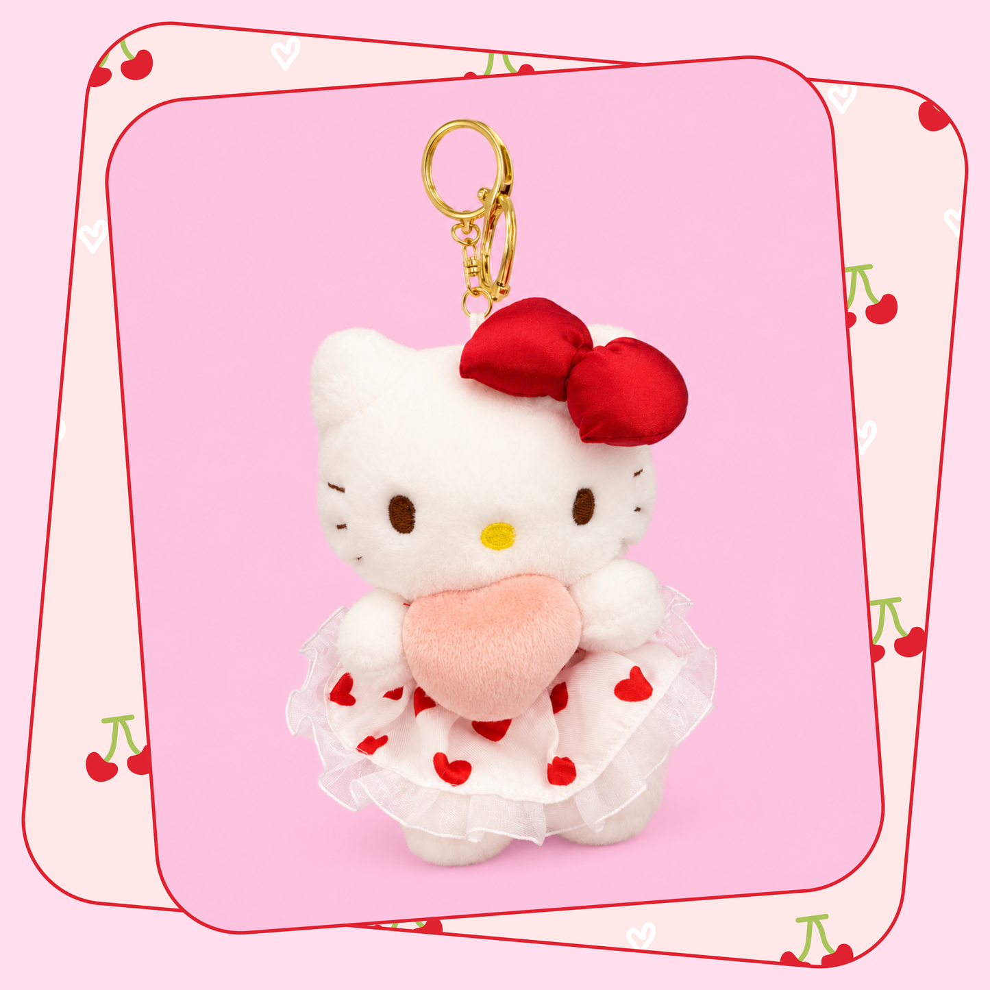Sanrio Hello Kitty Sweetheart Plush Keychain