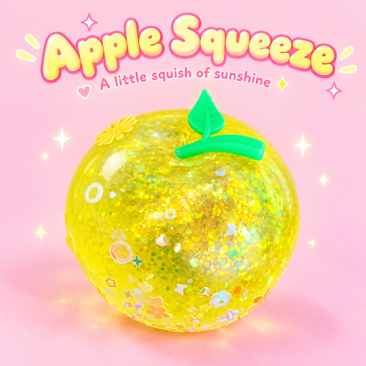 Glitter Apple Squishy