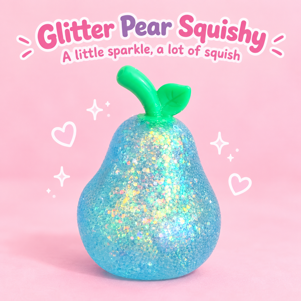 Glitter Pear Squishy