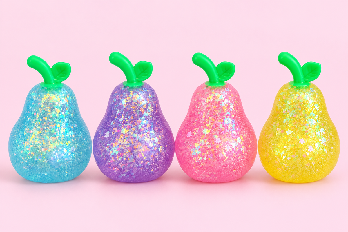 Glitter Pear Squishy