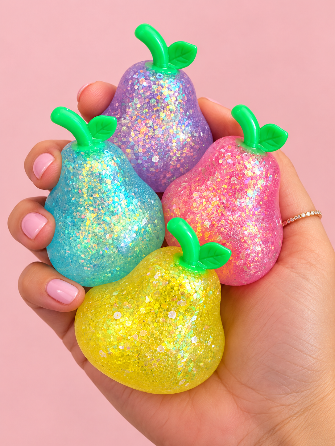 Glitter Pear Squishy