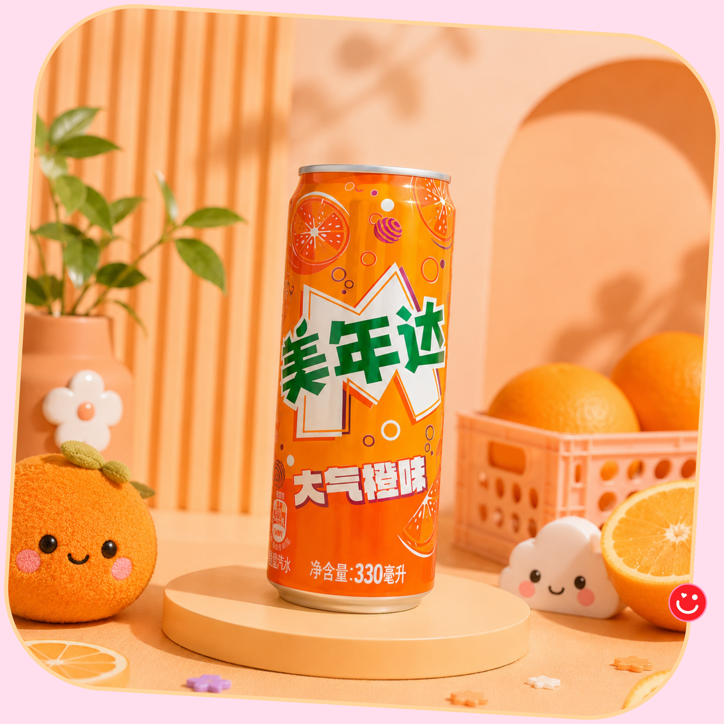 Mirinda Imported Chinese Citrus Soft Drink Soda