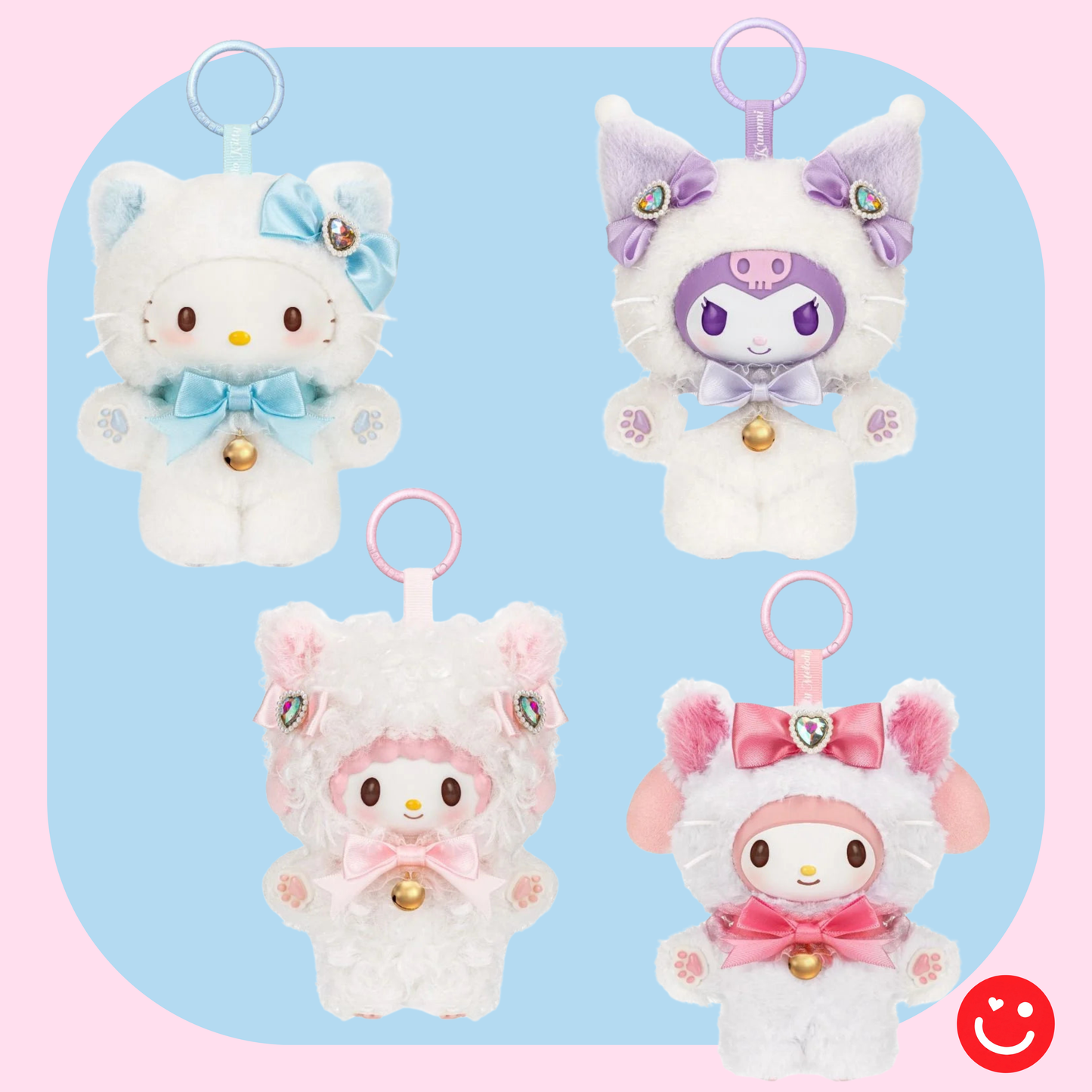Moetch x Sanrio Shining Meow Group Series Plush Pendant Blind Box