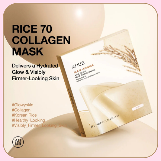 Anua Rice 70 Glow Collagen Mask