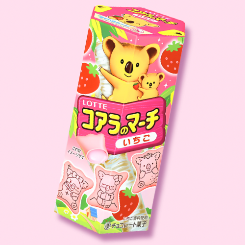 Lotte Koala’s March Strawberry Crème Filled Cookies