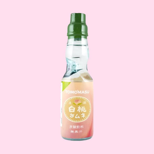 Tomomasu White Peach Hakuto Ramune Sparkling Drink