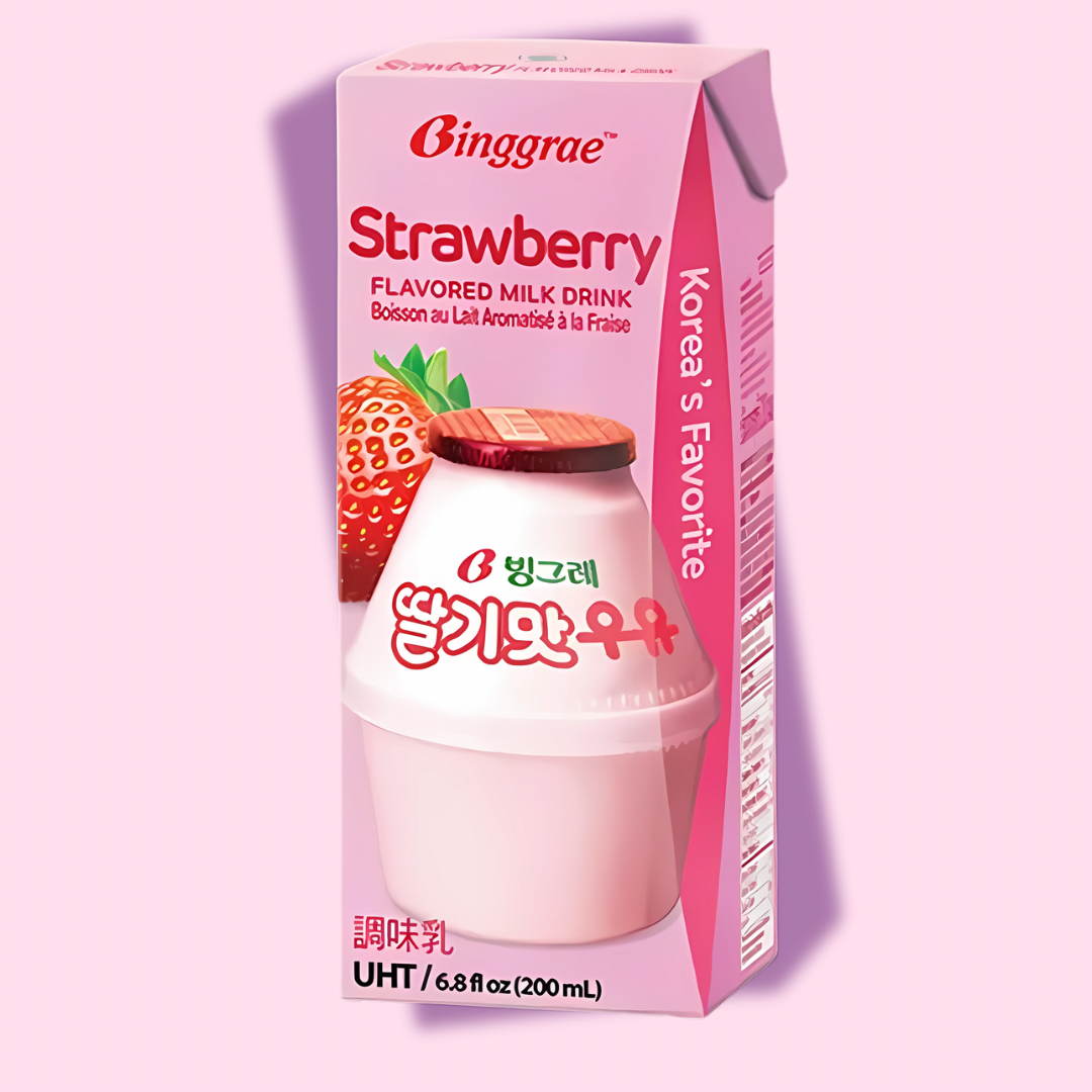 Binggrae Korean Flavored Milk Drink Box - 200ml