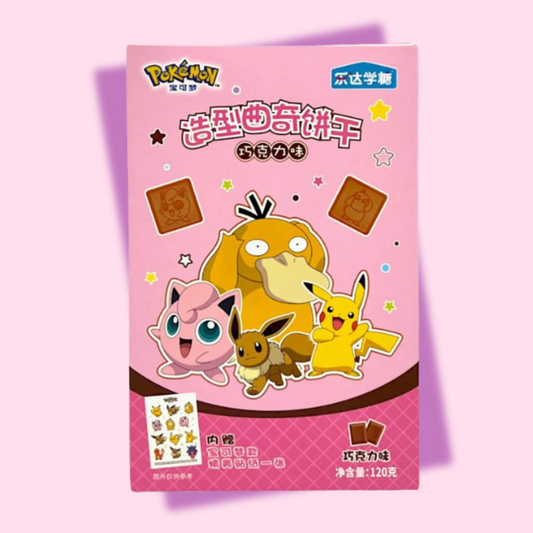 Pokémon Chocolate Sugar Cookie Pack with Stickers