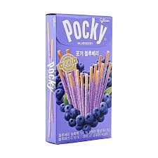 Pocky Korea Blueberry Chocolate Biscuit Sticks  1.45 oz