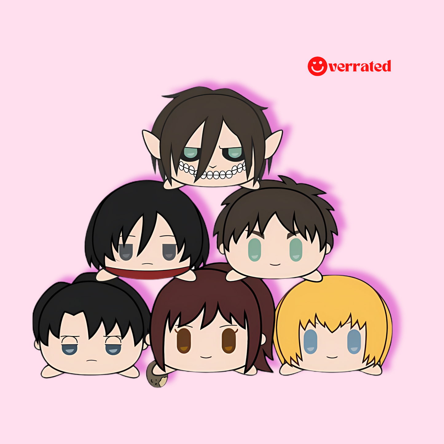 Mochibi Attack on Titan Plushies