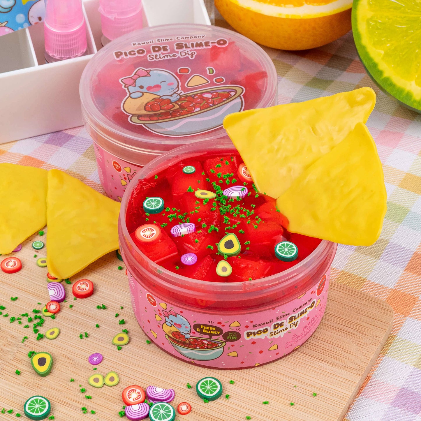 Kawaii Slime Co. Pico De Slime-O Jelly Cube Slime Dip