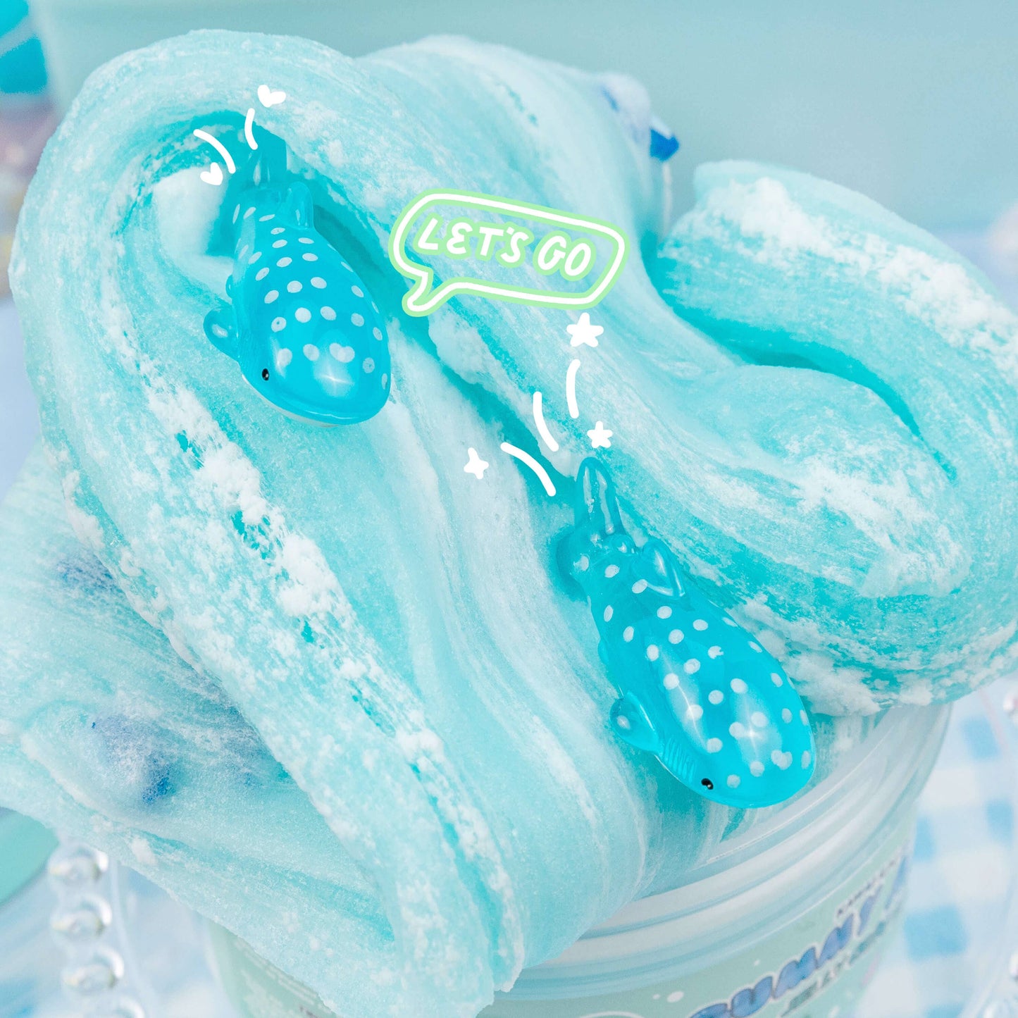 Kawaii Slime Co. Gummy Shark Jelly Creme Slime