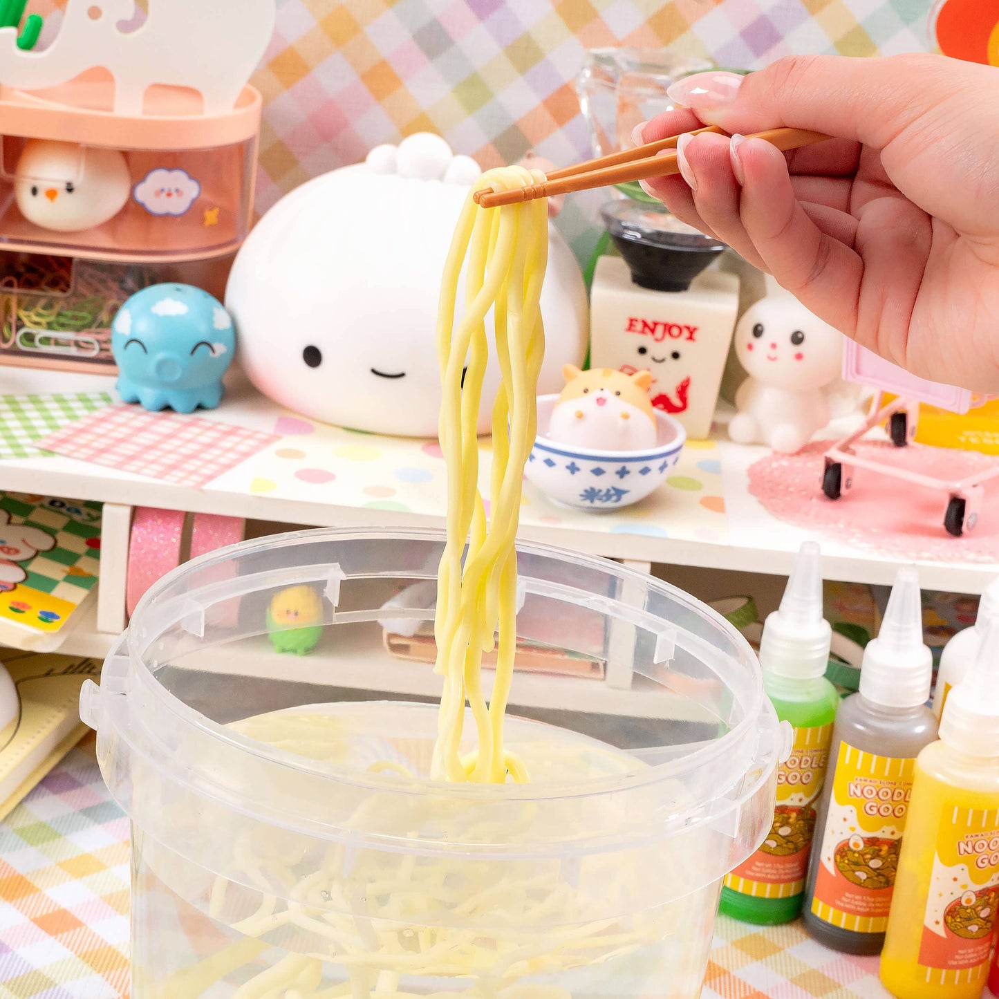 Kawaii Slime Co. Instant Ramen Noodles Slime Science Kit