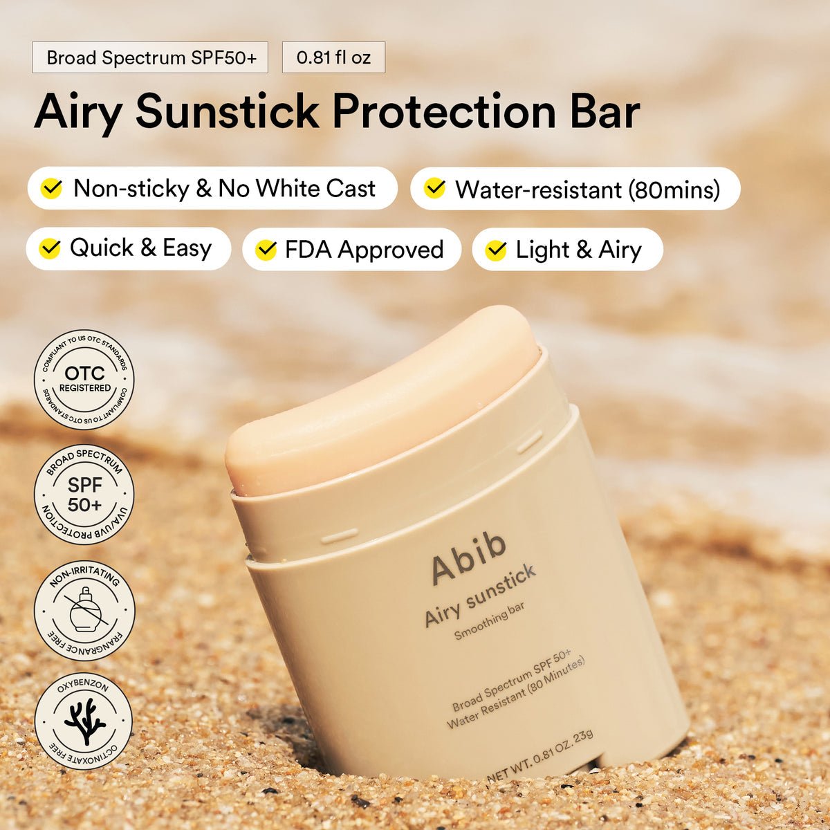 Abib Airy Sunstick Smoothing Bar - OVERRATED