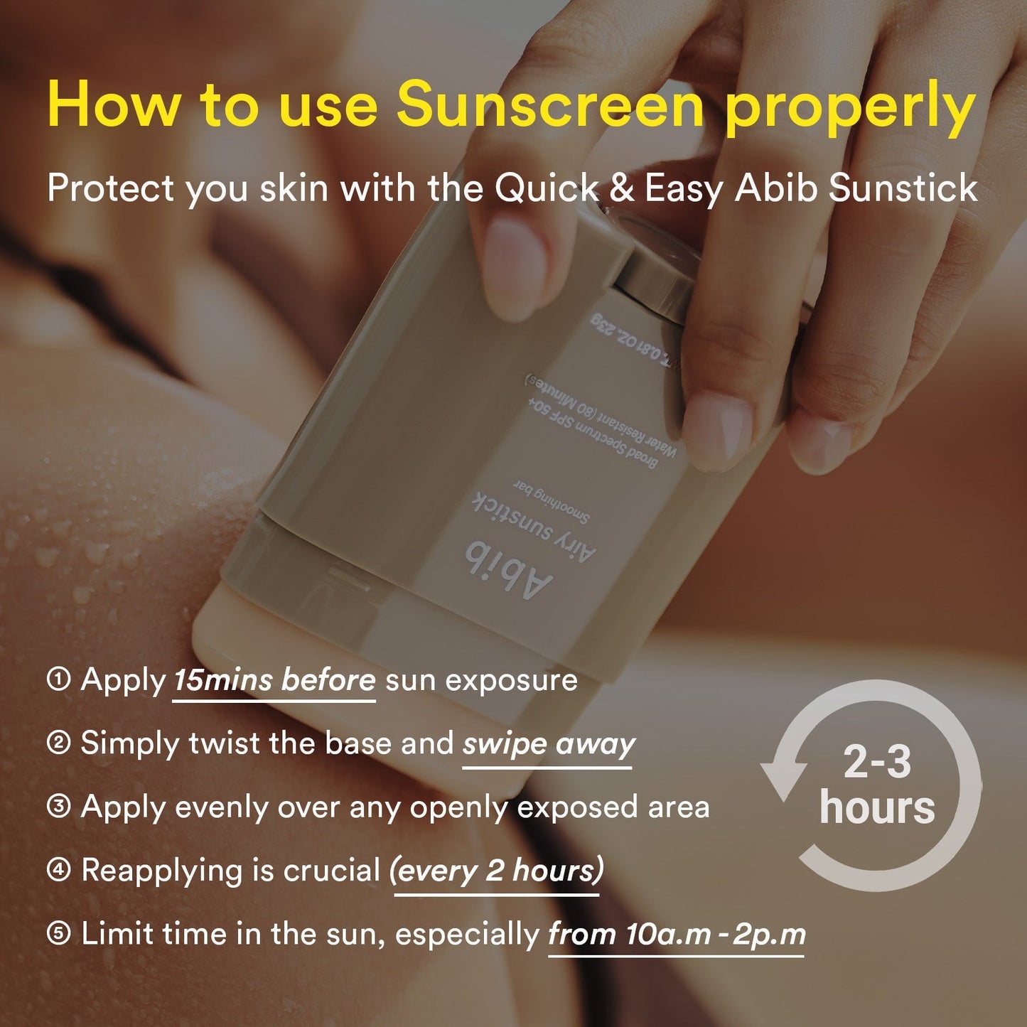 Abib Airy Sunstick Smoothing Bar - OVERRATED