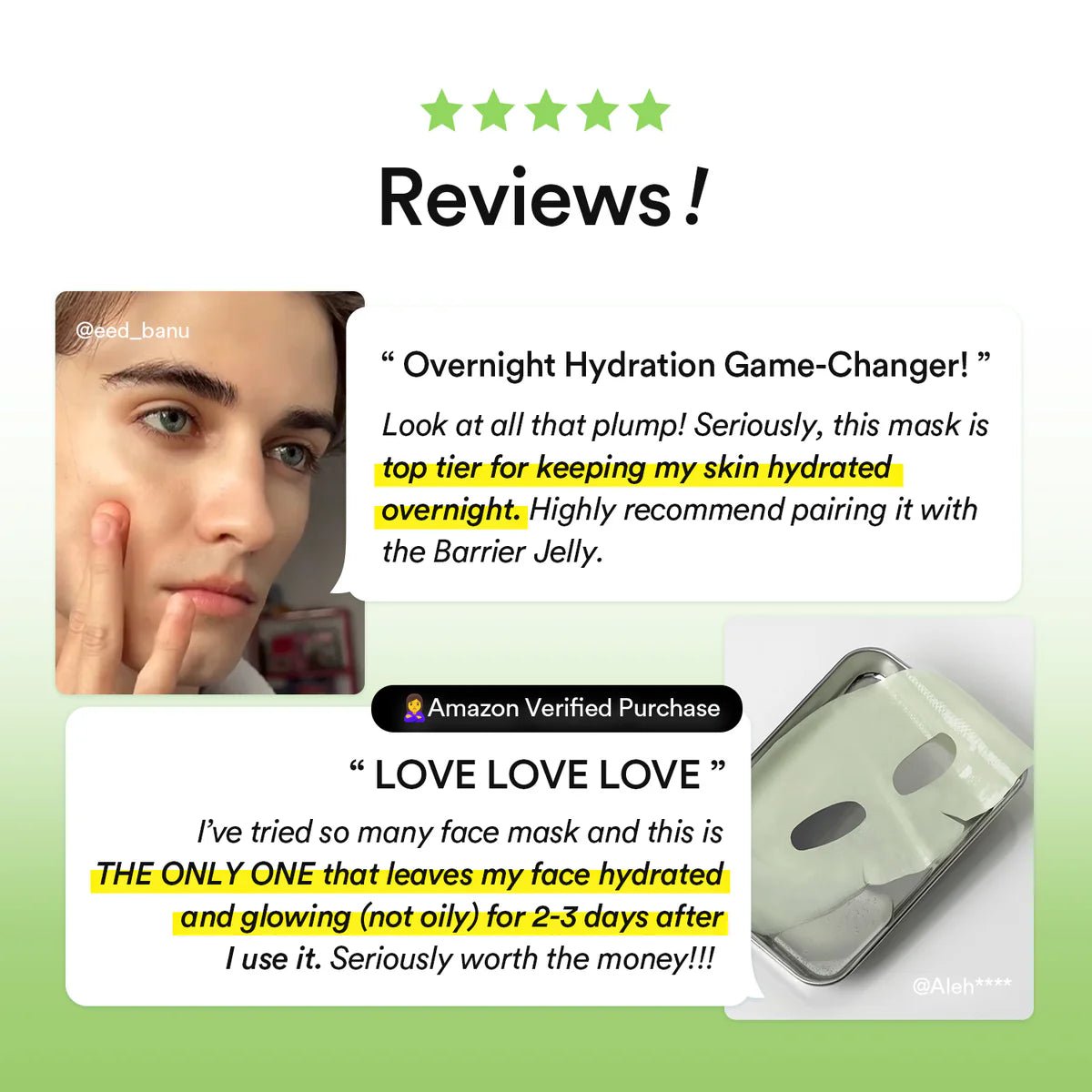 Abib Collagen Gel Mask with Heartleaf Jelly - OVERRATED