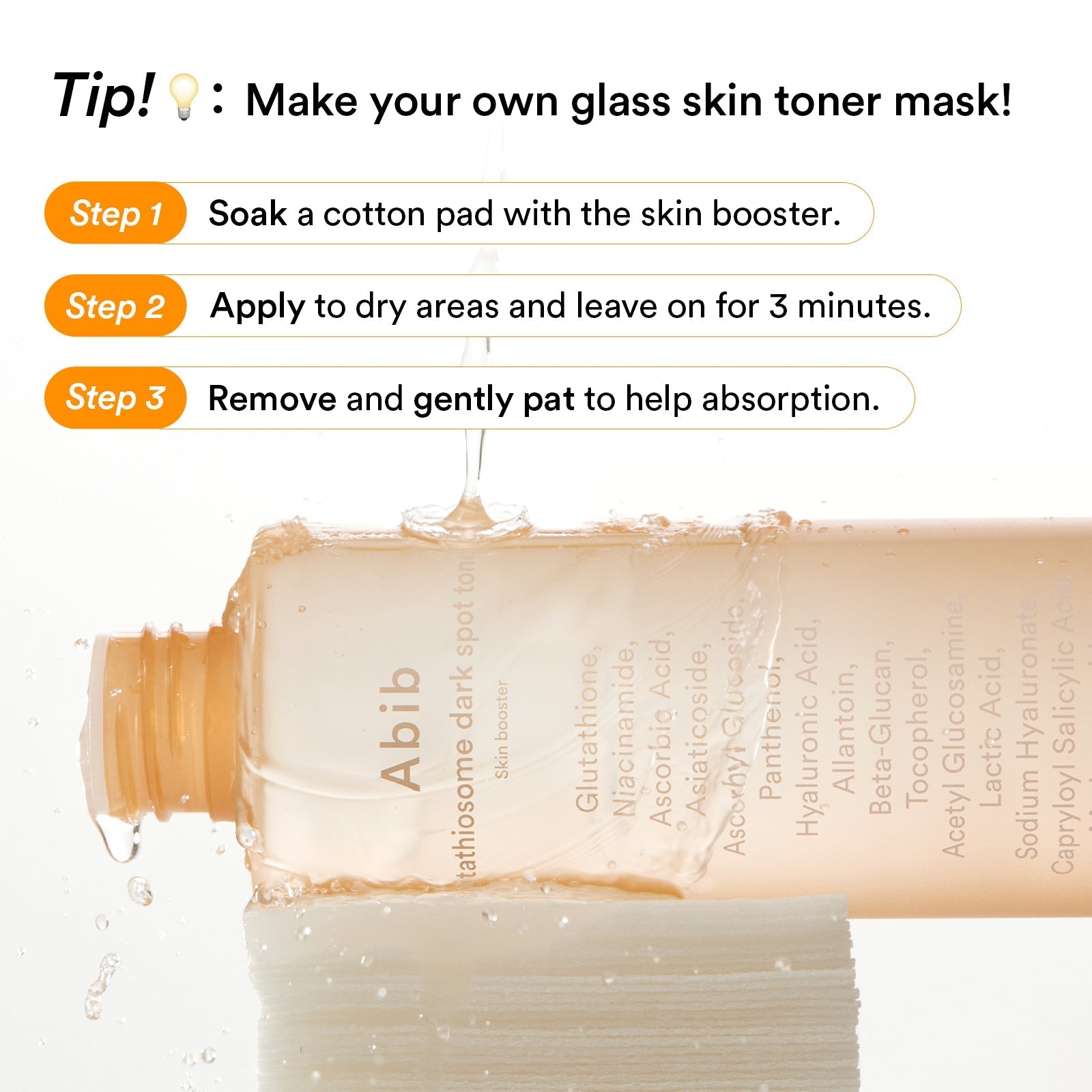 Abib Glutathiosome dark spot toner Skin booster - OVERRATED