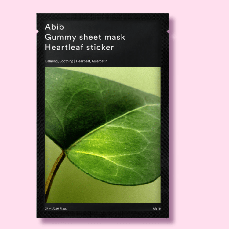 abib gummy sheet mask heartleaf sticker - OVERRATED