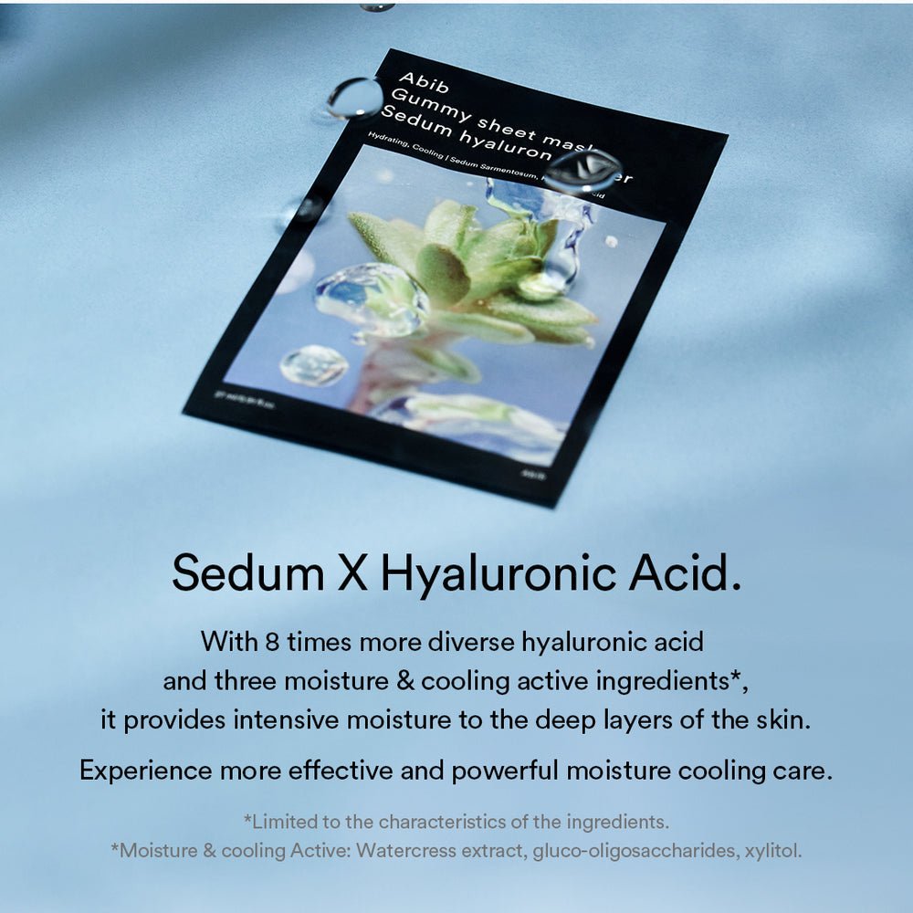 Abib Gummy Sheet Mask Sedum hyaluron sticker - OVERRATED