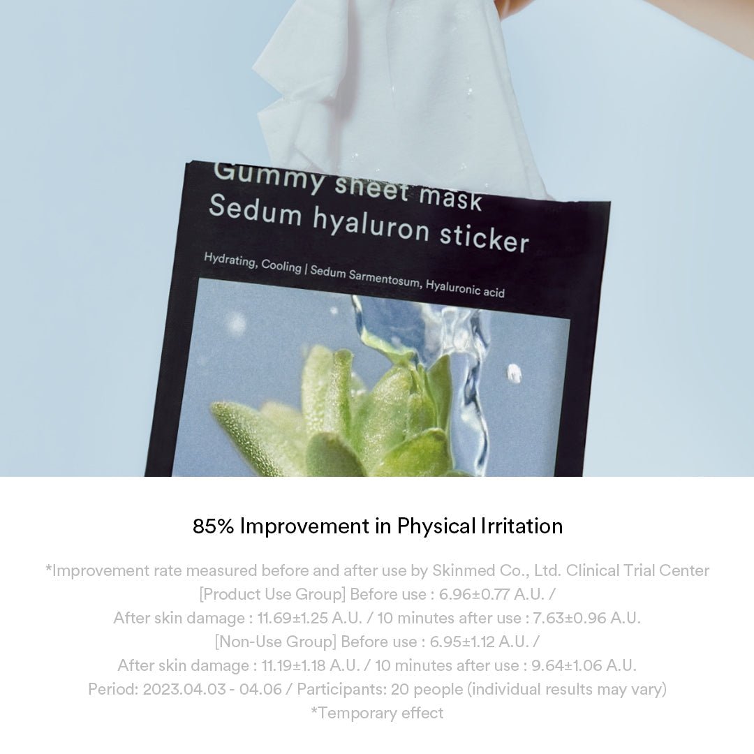 Abib Gummy Sheet Mask Sedum hyaluron sticker - OVERRATED