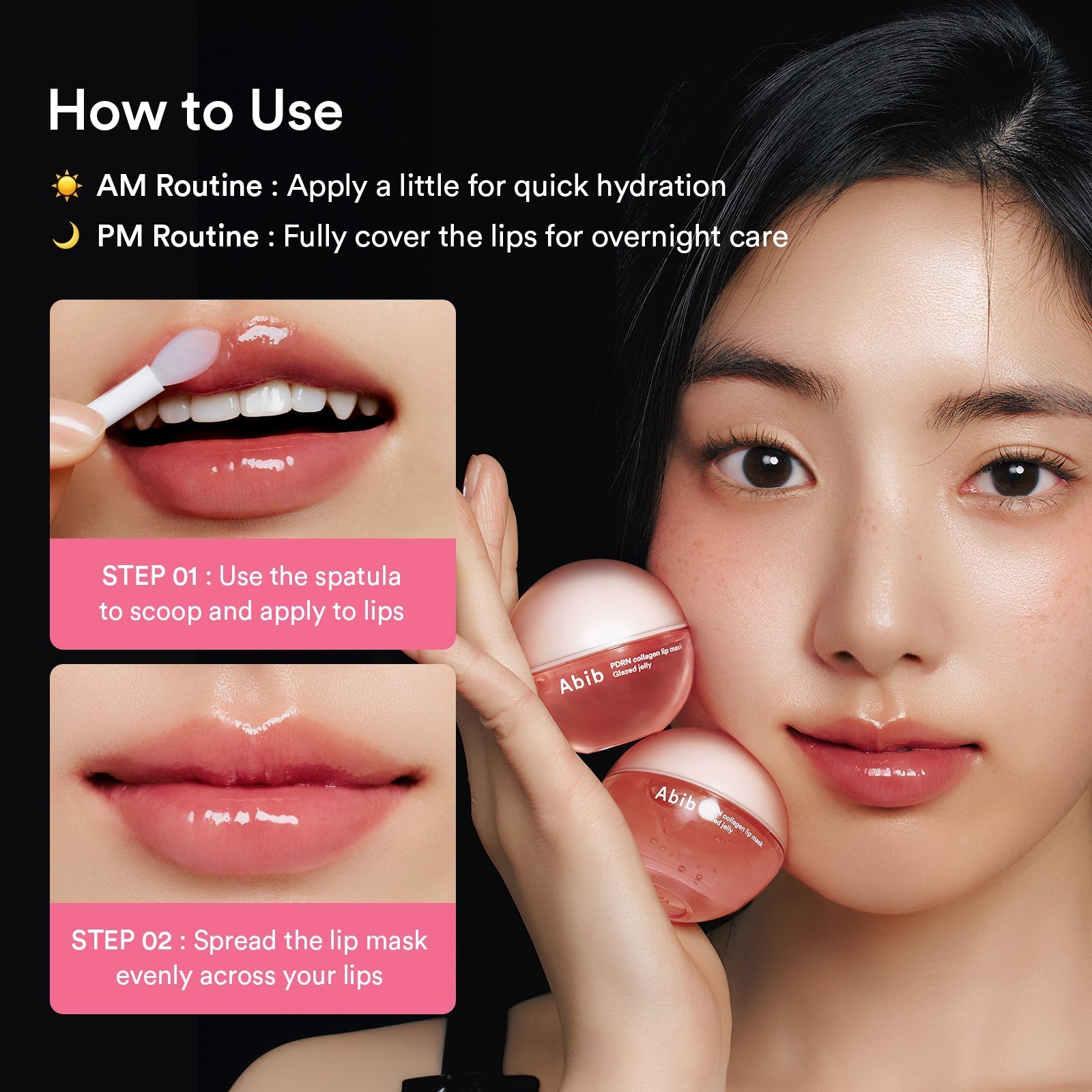 Abib PDRN Vegan Collagen lip mask Glazed jelly - OVERRATED
