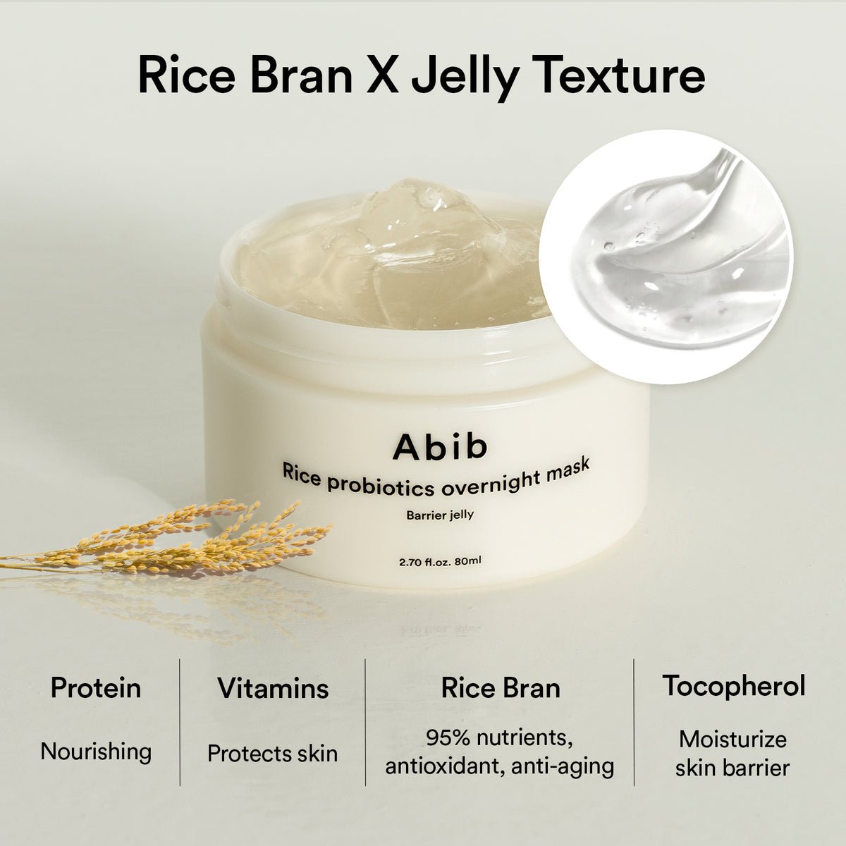 Abib Rice Probiotics Overnight Mask Barrier Jelly - OVERRATED