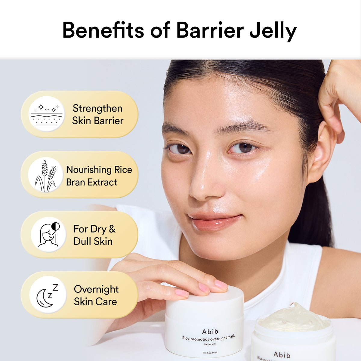 Abib Rice Probiotics Overnight Mask Barrier Jelly - OVERRATED
