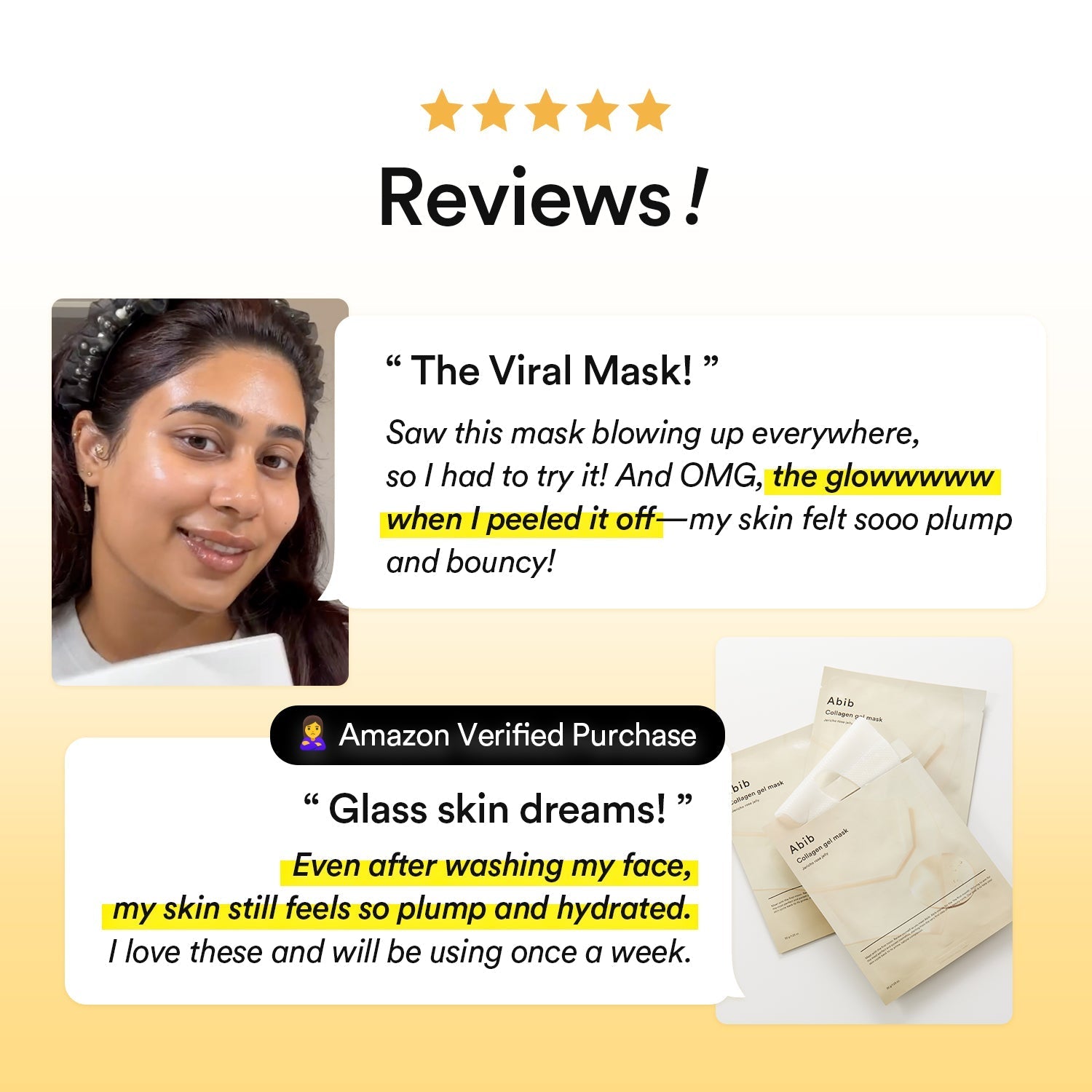 Abib Vegan Collagen gel mask Jericho rose jelly - OVERRATED