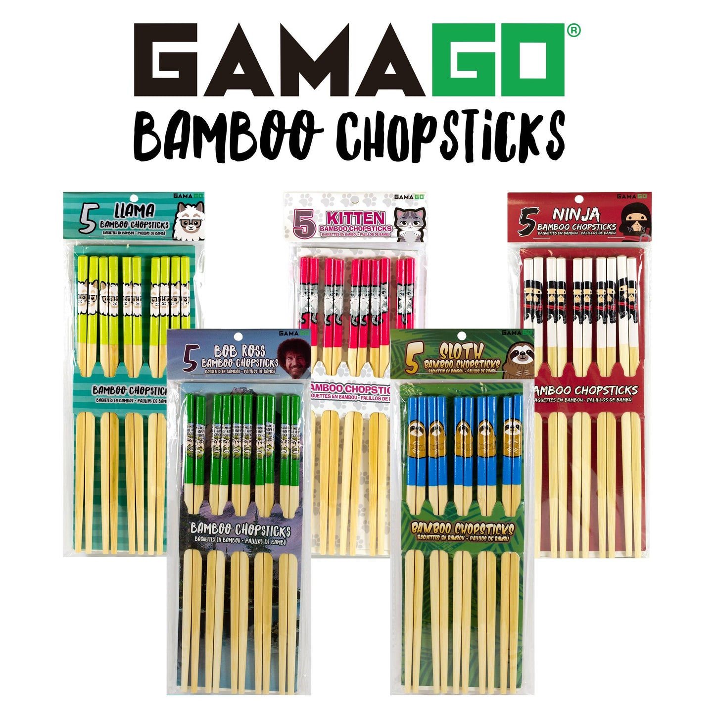 Llama Bamboo Chopsticks