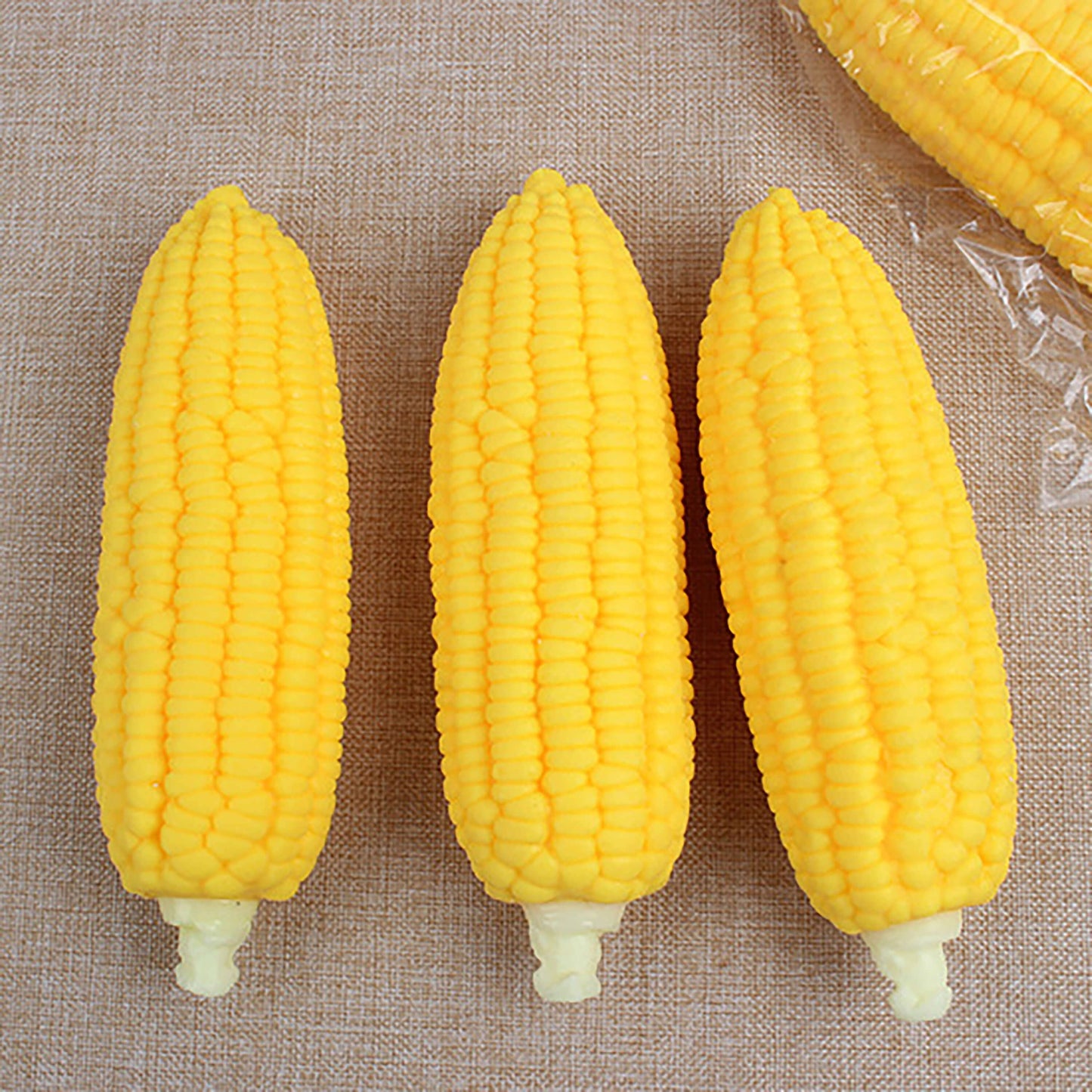 Kawaii Vegetable Market Stretchy & Squishy Realistic Corn On The Cob Sensory Toy