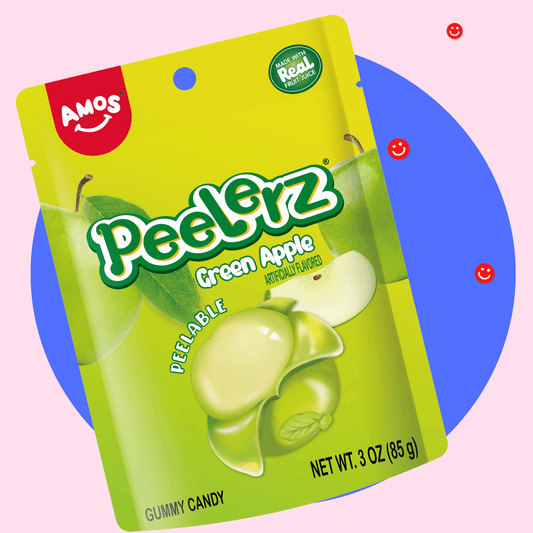 Amos Gummy Peelerz Green Apple 6oz - OVERRATED