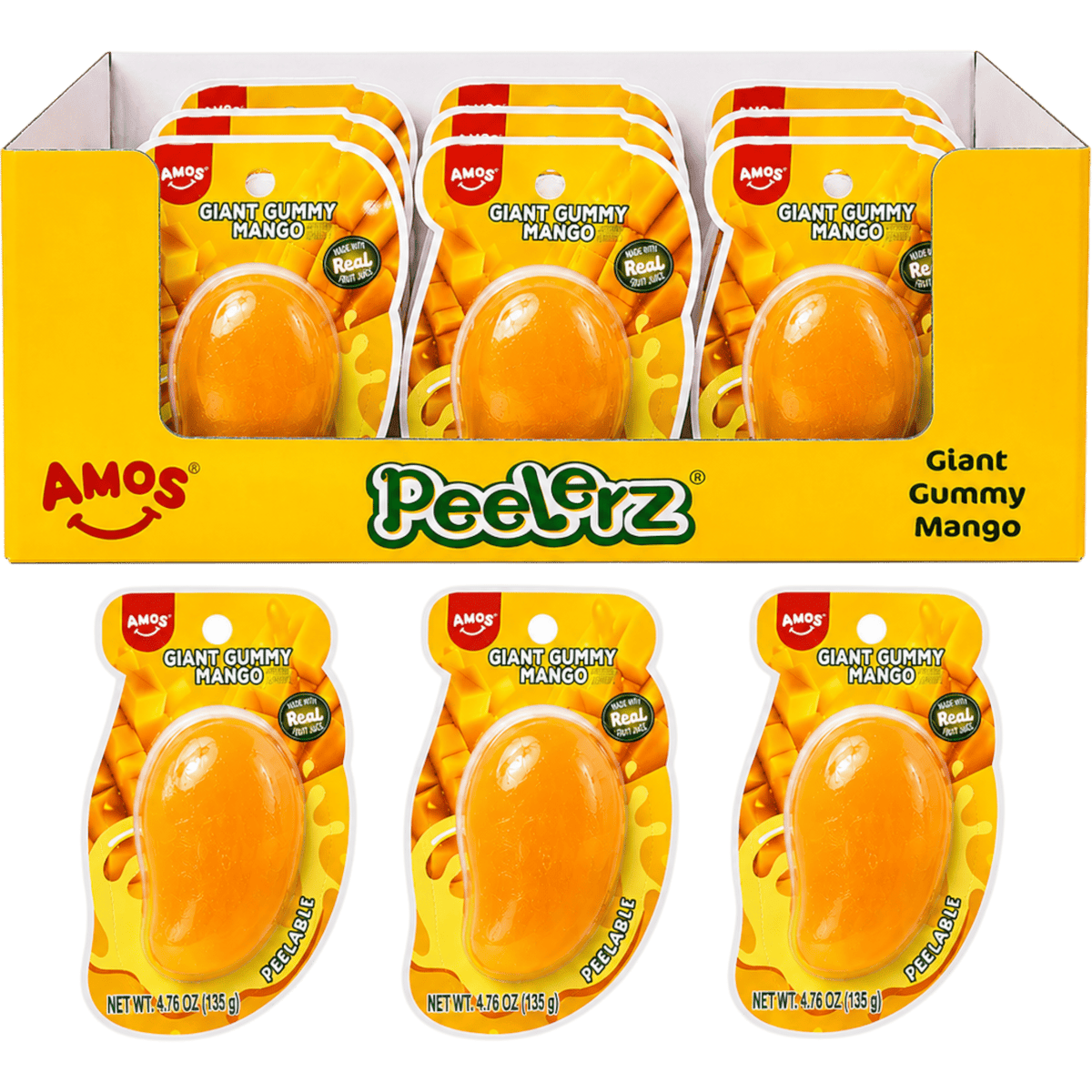 Amos Peelerz Giant Mango Gummy - OVERRATED