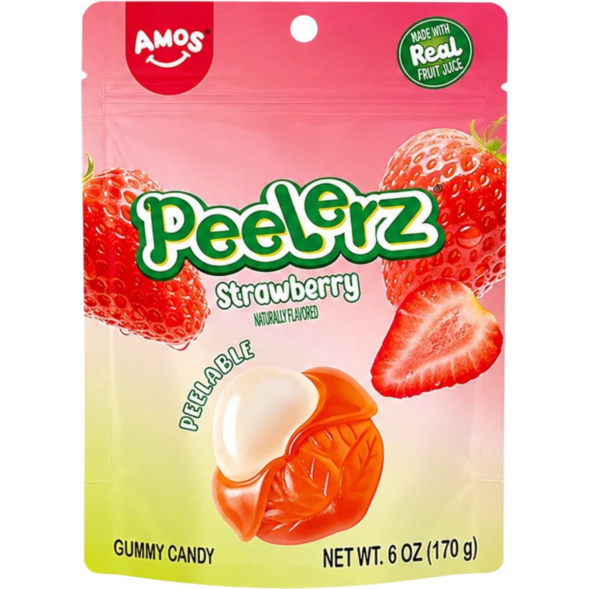 Amos Peelerz Strawberry 6 oz - OVERRATED
