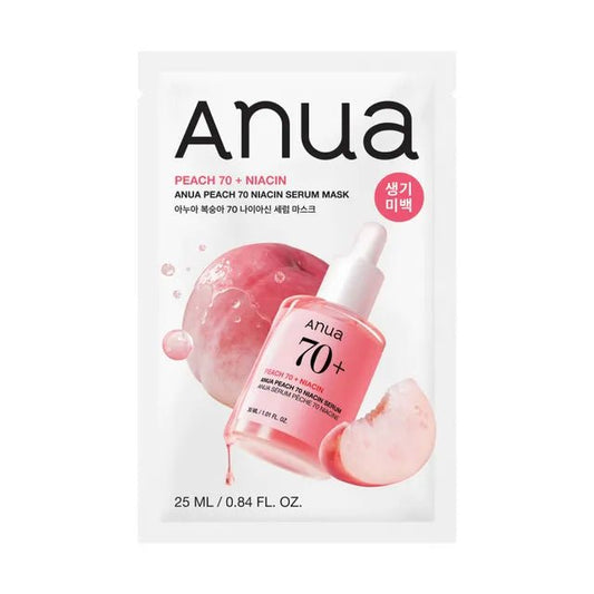 Anua Peach 70 Brightening Niacin Serum Mask - OVERRATED