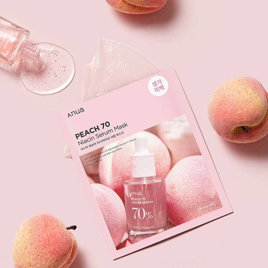 Anua Peach 70 Niacin Serum Mask 아누아 복숭아 70 나이아신 세럼 마스크 - OVERRATED