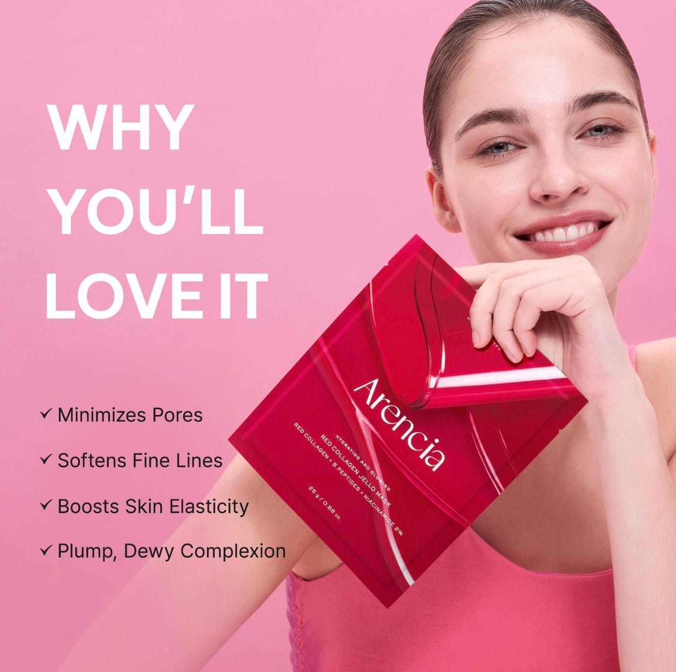 Arencia Red Collagen Jello Mask - OVERRATED