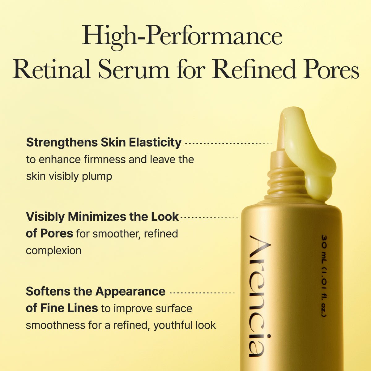 Arencia Retinal Booster Shot, Advanced Retinal & Caffeine Formula for Firm, Pore - Refined Skin - OVERRATED