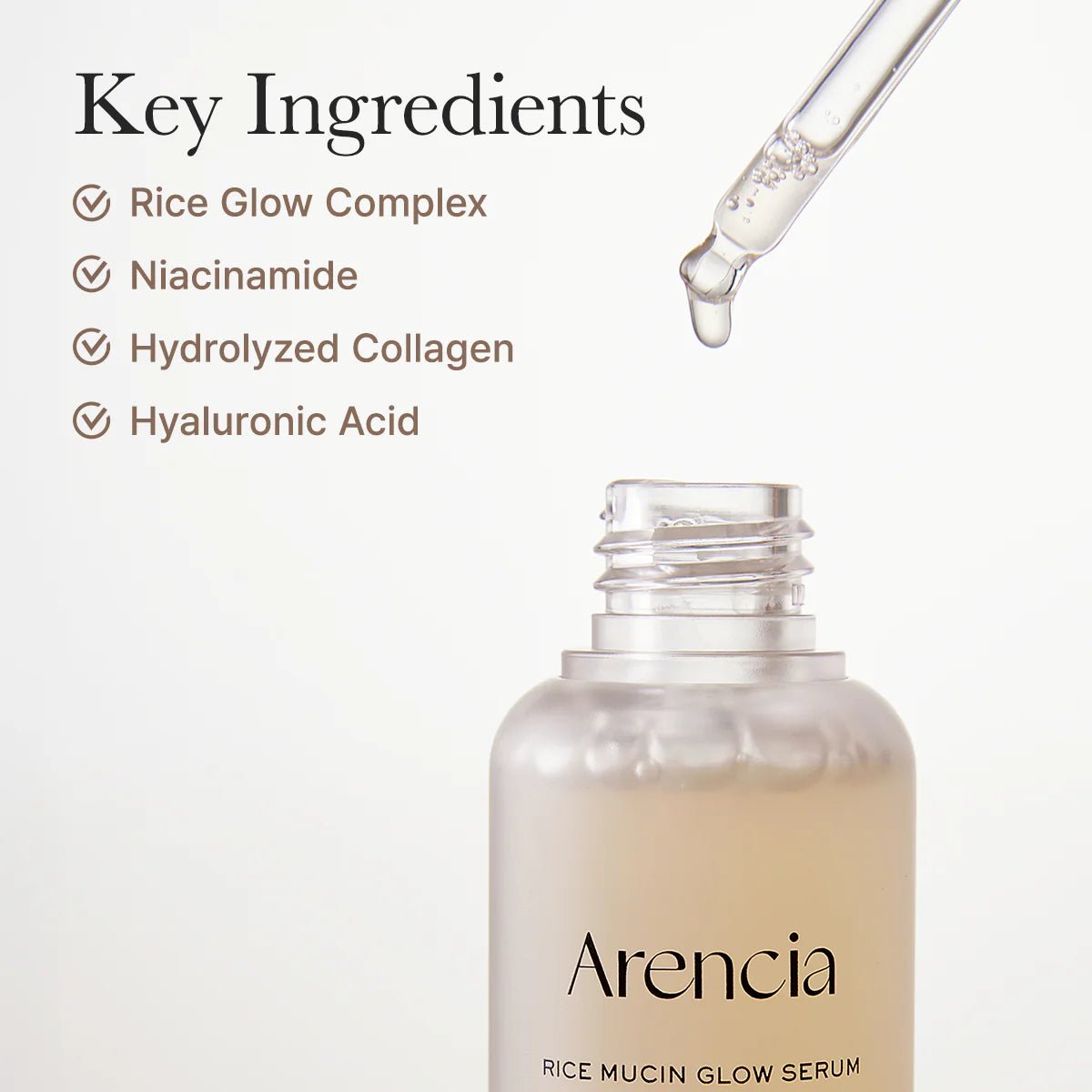 Rice mucin serum ingredients key actives niacinamide collagen Korean - Overrated Korean Beauty & More