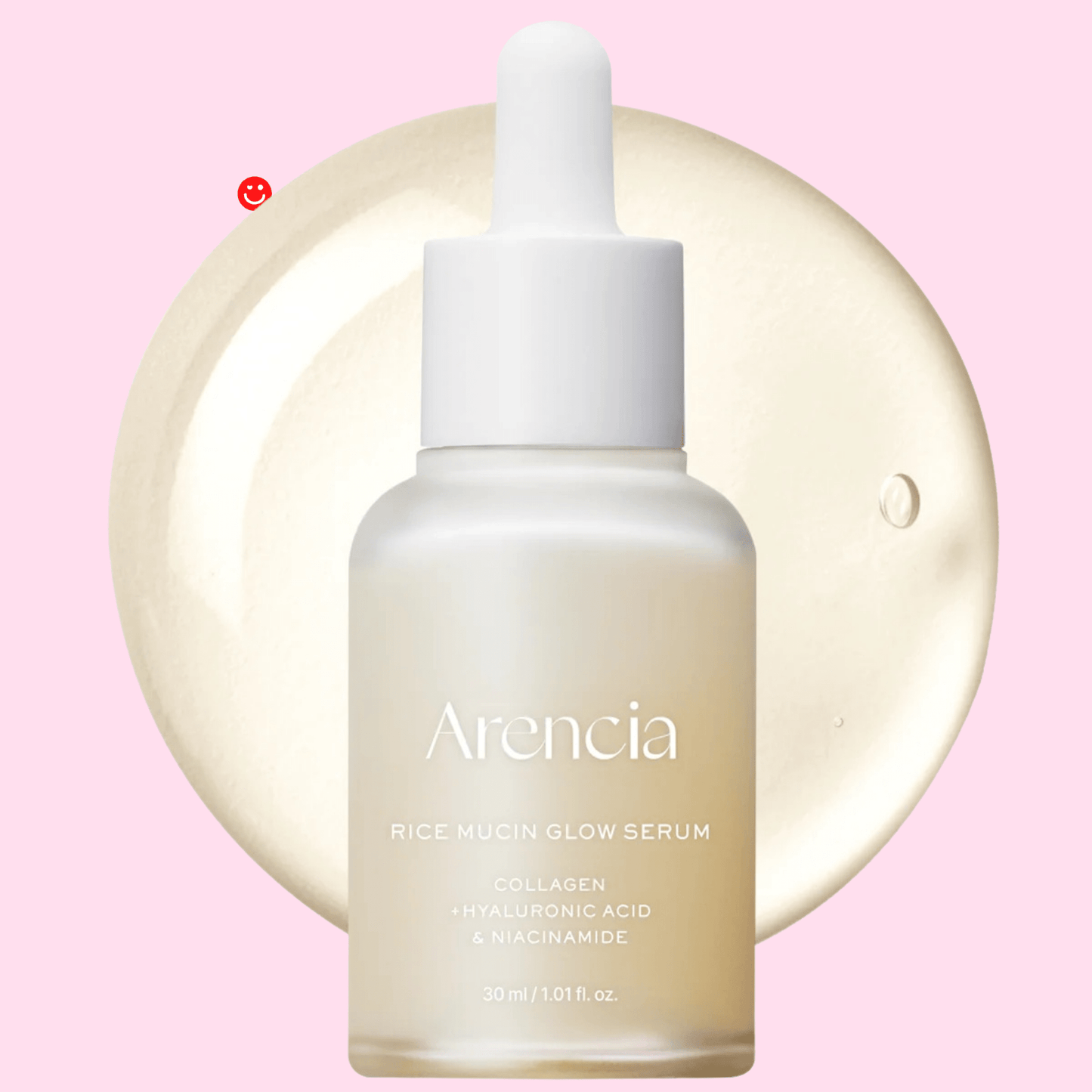 Rice mucin serum Arencia bottle glow hydrating Korean skincare - Overrated Korean Beauty & More