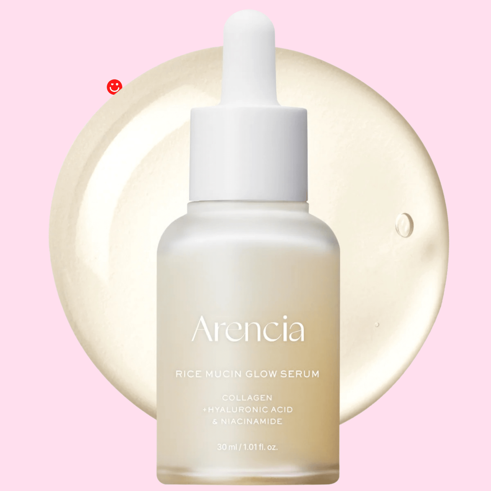 Rice mucin serum Arencia bottle glow hydrating Korean skincare - Overrated Korean Beauty & More