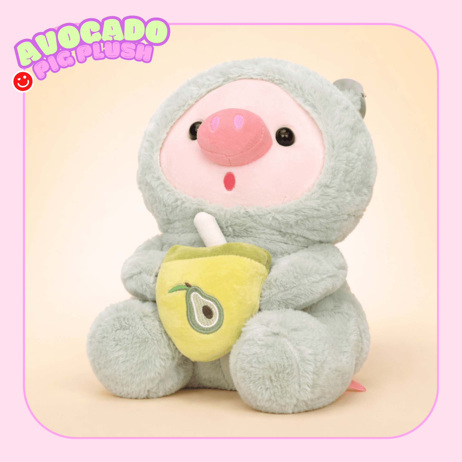 Avocado Costume Pig Plush - OVERRATED