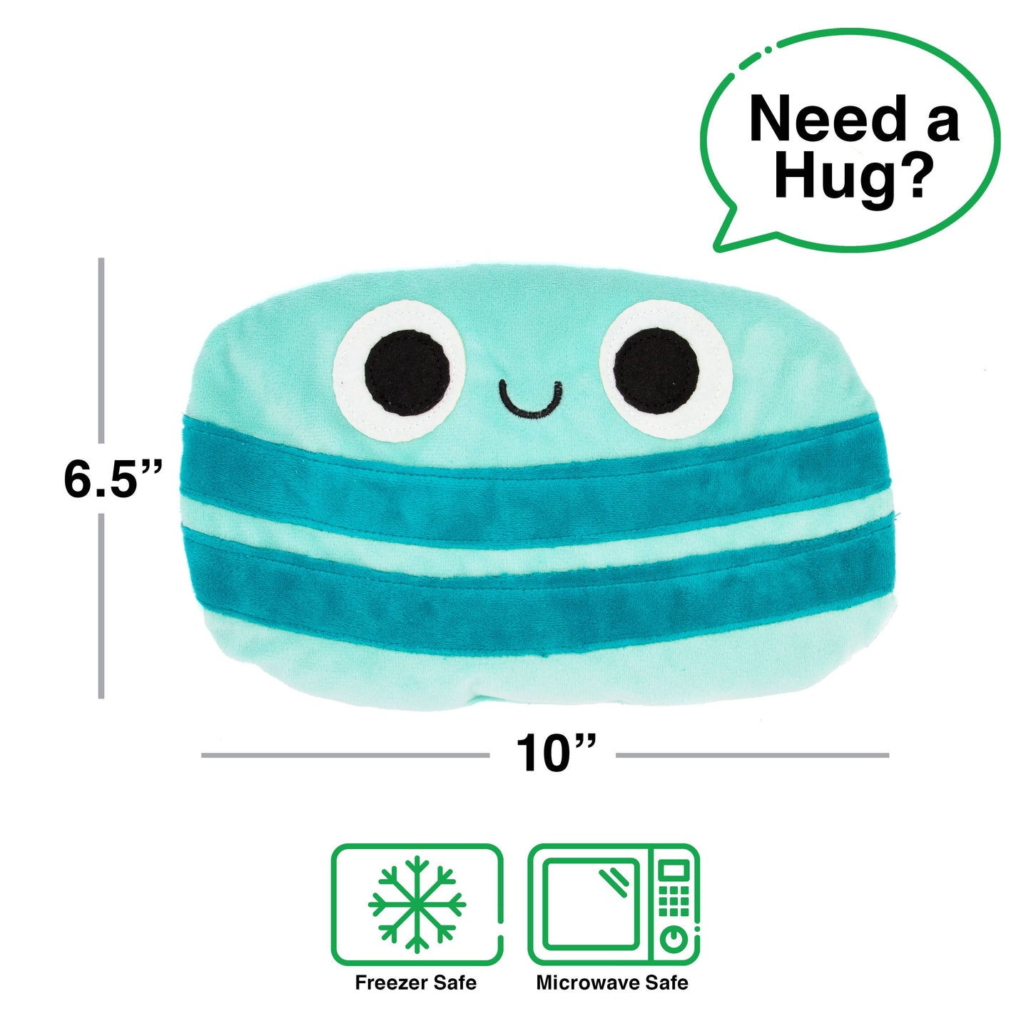 Huggable Macaron Heating Pad and Pillow