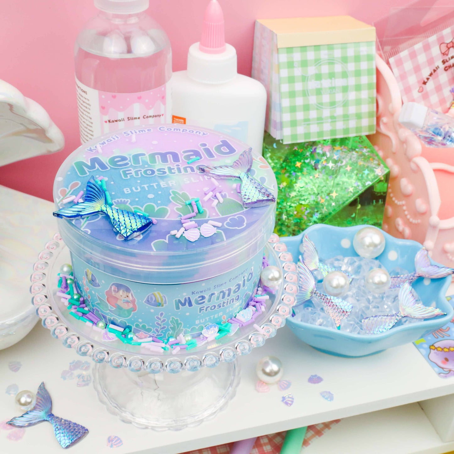 Kawaii Slime Co. Mermaid Frosting Butter Slime