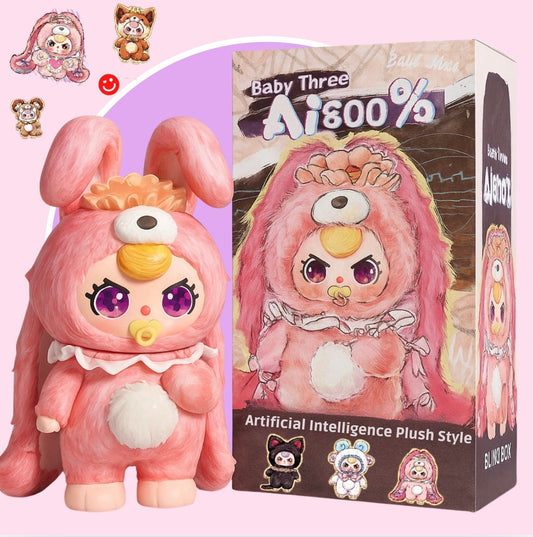 Baby Three 800% Artificial Intelligence Plush Style Lucky Bag Blind Box - OVERRATED