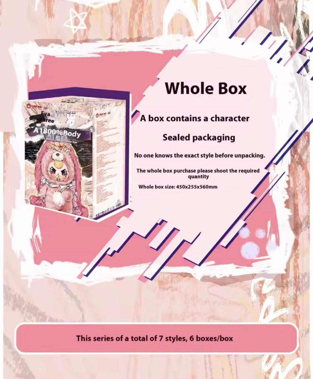 Baby Three 800% Artificial Intelligence Plush Style Lucky Bag Blind Box - OVERRATED