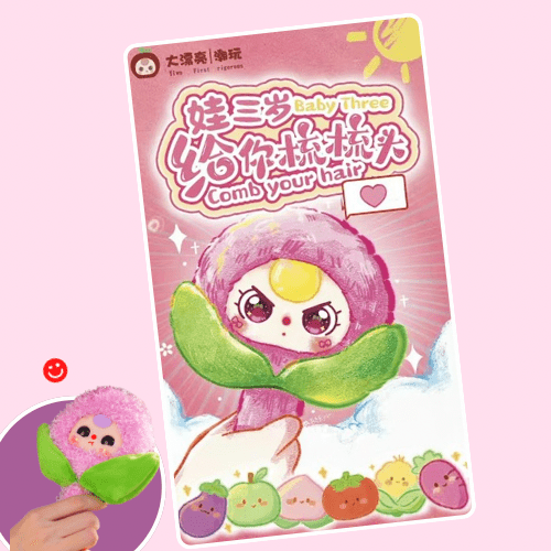 Baby Three Comb Your Hair Brush Plush Series Blind Box - OVERRATED