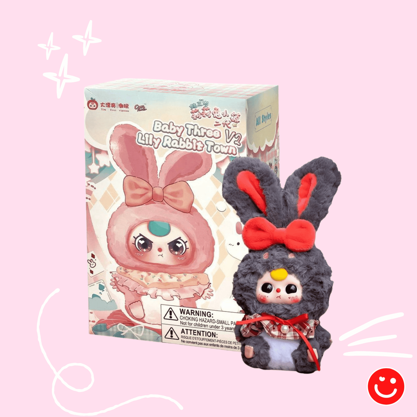 Baby Three Lily Rabbit Town V2 Series Plush Blind Box - OVERRATED